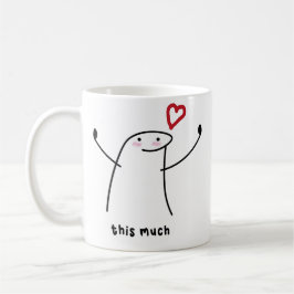 Caneca De Café eu te amo tanto, flork, aniversário, aniversário