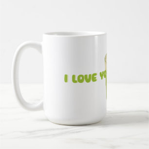 CANECA DE CAFÉ EU TE AMO TÃO CORPO, MATCHA GREEN TEA AMOR
