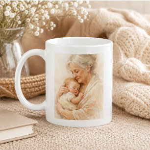 Caneca De Café Eu Te Amo Vovó Dia dos Avós