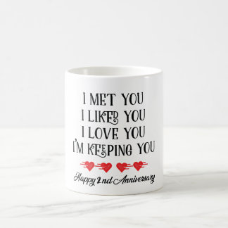 Caneca De Café Eu Te Encontrei Eu Gosto De Você Eu Te Mantenho Um