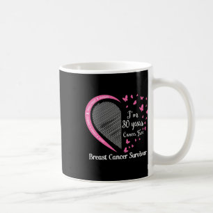 Caneca De Café Eu tenho 30 anos de sobrevivência livre de câncer
