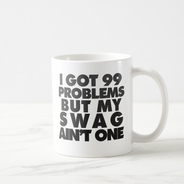 Caneca De Café Eu tenho 99 problemas (Direita)