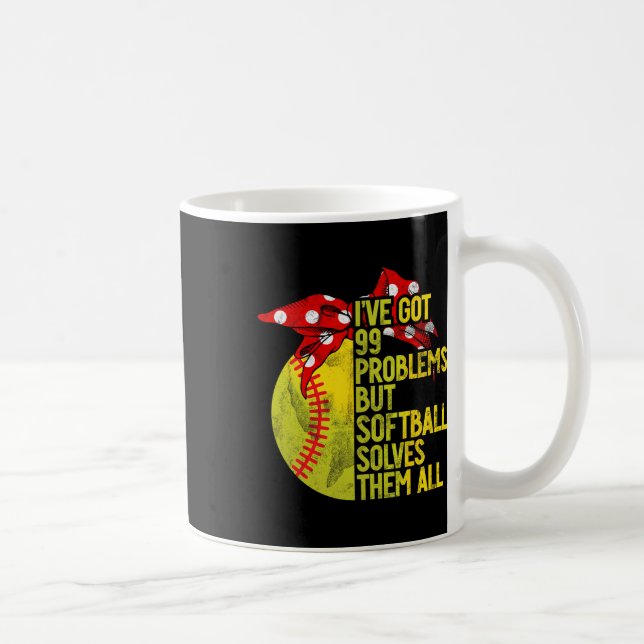 Caneca De Café Eu Tenho 99 Problemas Mas Softll Resolve Todos (Direita)