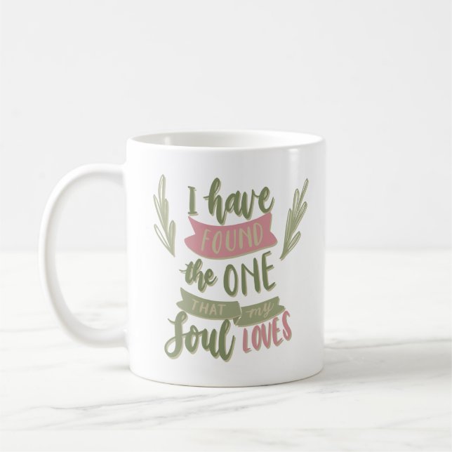 Caneca De Café eu tenho aquele que minha alma ama (Esquerda)