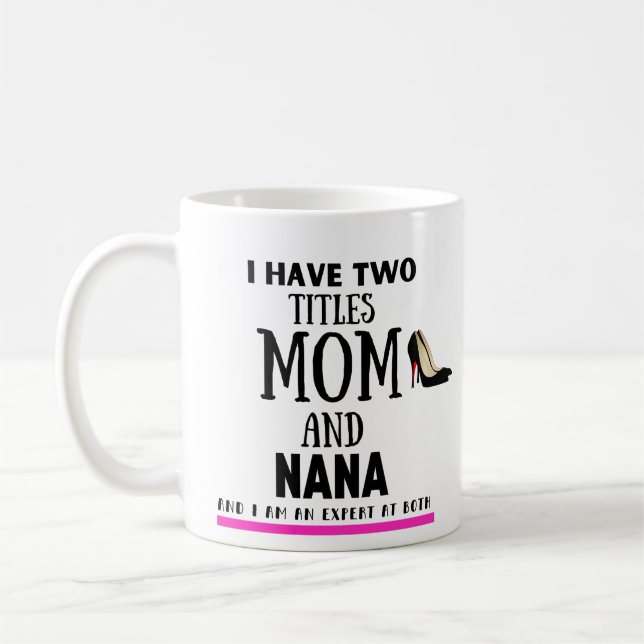 Caneca De Café Eu tenho dois títulos (Esquerda)