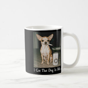 Caneca De Café Eu Tenho Esse Cachorro Em Mim Cachorro Engraçado A