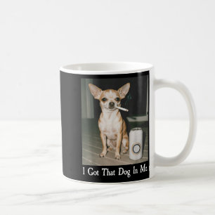 Caneca De Café Eu Tenho Esse Cachorro Em Mim Cachorro Engraçado A