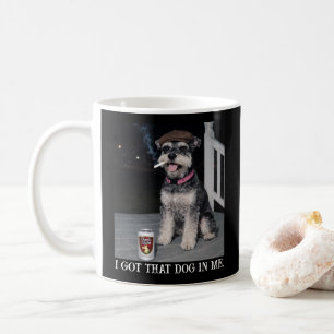 Caneca De Café Eu Tenho Esse Cachorro Em Mim, Miniatura Schnauzer