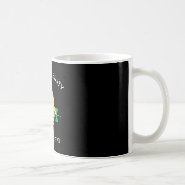 Caneca De Café Eu Tenho Estabilidade Frango Engraçado Técnico de  (Direita)