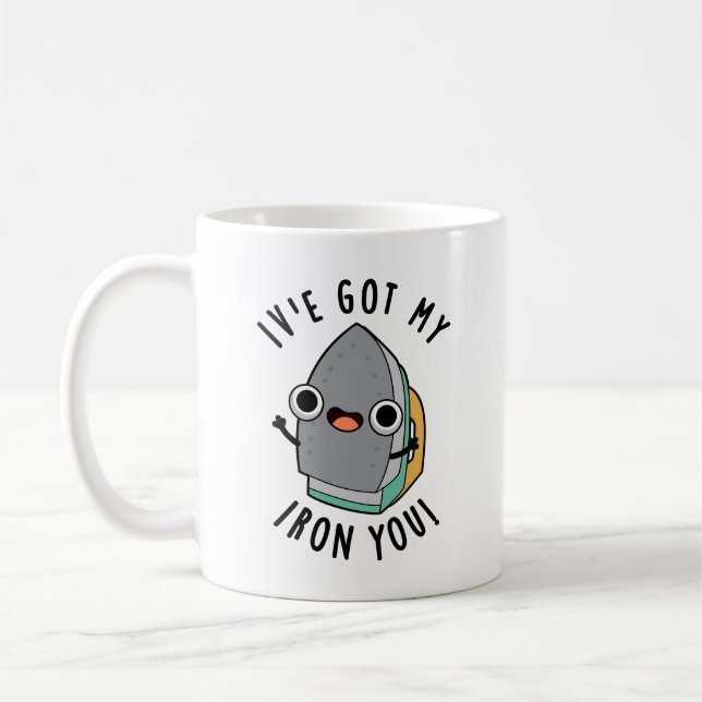 Caneca De Café Eu Tenho Meu Ferro Você Piada de Eletrodoméstico E (Esquerda)