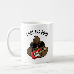 Caneca De Café Eu Tenho O Poos Engraçado Poop Blues Pun
