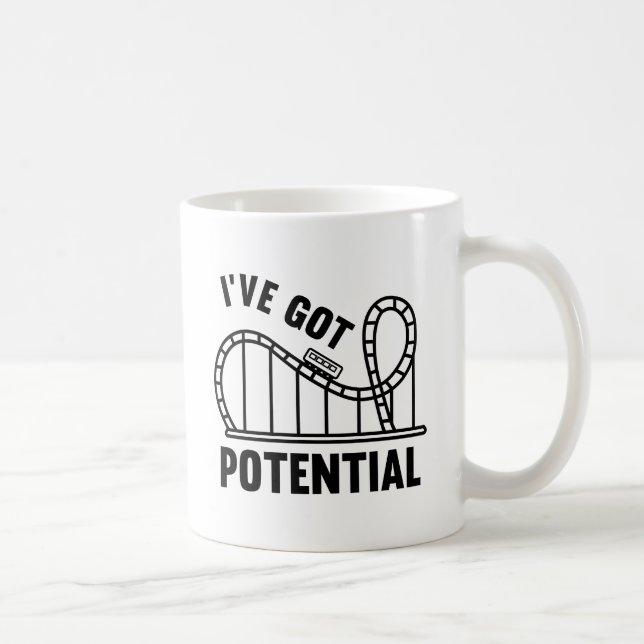Caneca De Café Eu tenho potencial (Direita)
