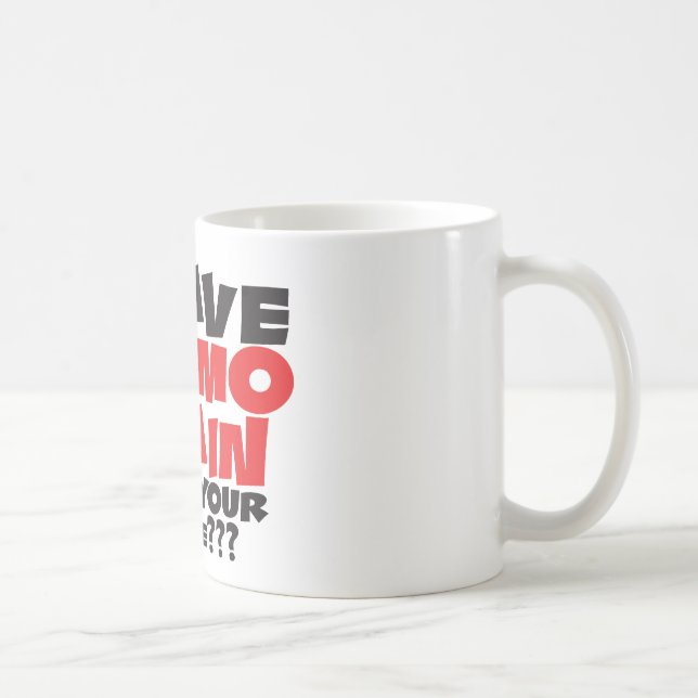 Caneca De Café Eu Tenho Quimio Cérebro (Direita)