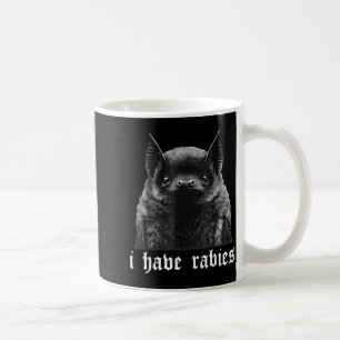 Caneca De Café Eu Tenho Raiva Morcego Vintage Morcego Fofo