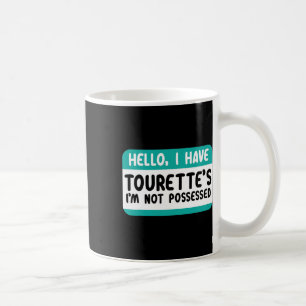 Caneca De Café Eu Tenho Síndrome Touretal Sensibilização Fita Tea