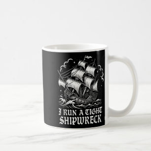 Caneca De Café Eu Tenho Um Barco Engraçado, Um Pirata Sarcástico