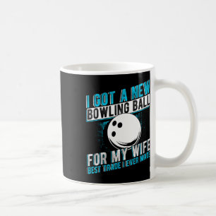 Caneca De Café Eu Tenho Um Novo Byte De Boliche Para A Minha Espo