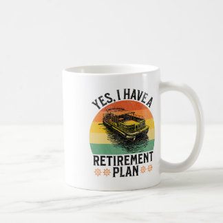 Caneca De Café Eu Tenho Um Plano De Aposentadoria Divertido Capit