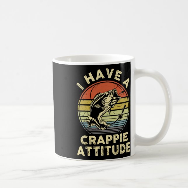 Caneca De Café Eu Tenho Uma Camisa De Atitude De Calço De Peixe P (Direita)
