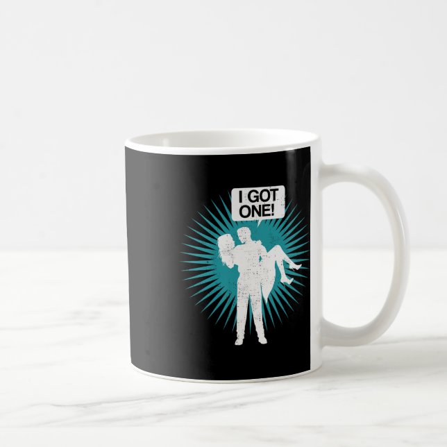 Caneca De Café Eu Tenho Uma Festa de Solteiro Divertida Presente  (Direita)