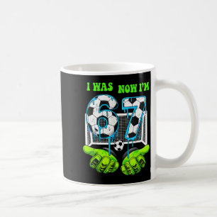 Caneca De Café Eu tinha 6 anos, agora eu tenho 7 anos, menino de