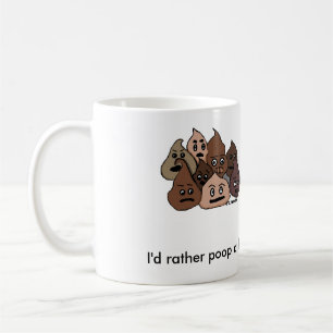 Caneca De Café Eu tombadilho da preferencialmente em casa