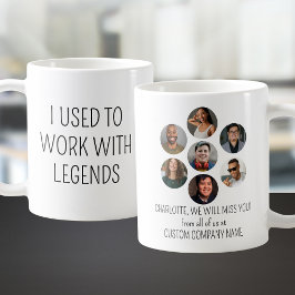 Caneca De Café Eu Trabalhava Com Legendas 7 Foto De Colega