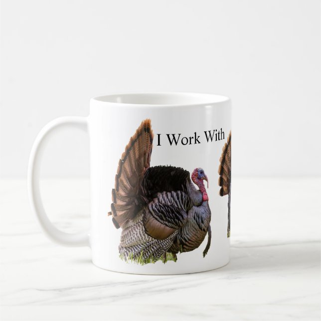 Caneca De Café Eu Trabalho Com O Texto De Perus (Esquerda)