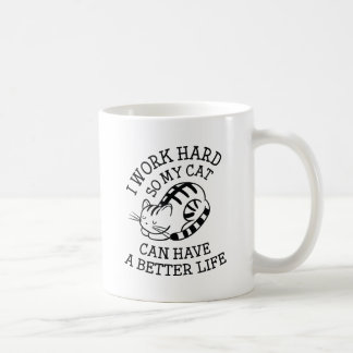 Caneca De Café Eu trabalho Duro