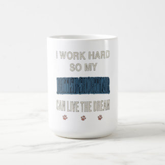 Caneca De Café Eu Trabalho Duro Para Que Meu British Shorthair Vi
