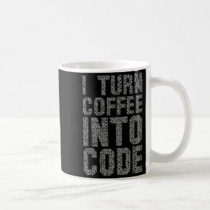 Caneca De Café Eu Transformo Café Em Um Programador De Cotação En