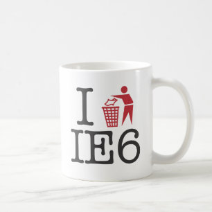 Caneca De Café Eu trash IE6