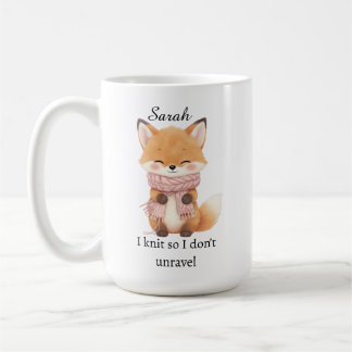 Caneca de Café Eu Tricô Para Não Desmanchar