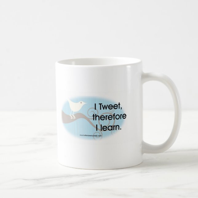 Caneca De Café Eu Tweet (Direita)