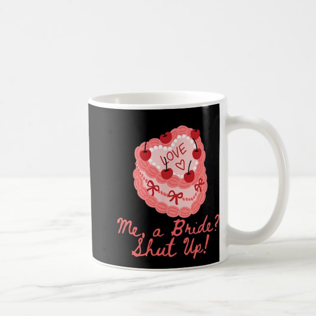 Caneca De Café Eu uma noiva cala a festa de despedida de solteira (Direita)