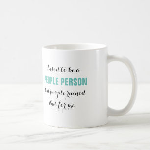 Caneca De Café Eu usei-me para ser pessoas da pessoa