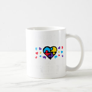 Caneca De Café Eu Uso Azul Pelo Meu Filho Luta Contra Autismo Mãe
