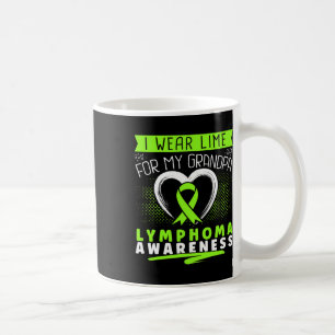 Caneca De Café Eu Uso Lima Para a Conscientização do Linfoma do M