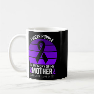 Caneca De Café Eu Uso Rosto Roxo Conscientização Sobre Dose Exces