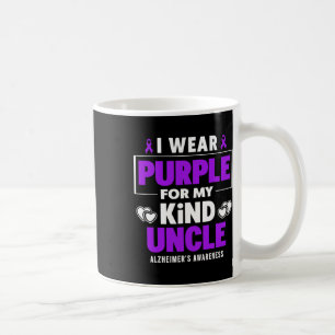 Caneca De Café Eu Uso Roxo Para a Conscientização do Meu Tio Heim