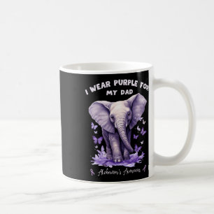 Caneca De Café Eu Uso Roxo Pelo Meu Pai Heimerheimer's A
