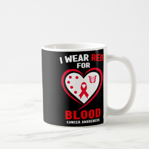 Caneca De Café Eu Uso Vermelho Para a Conscientização do Câncer d