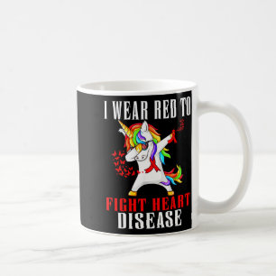 Caneca De Café Eu Uso Vermelho Para Combater a Conscientização so