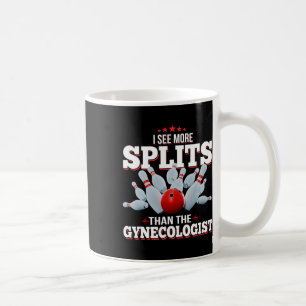 Caneca De Café Eu Vejo Mais Divisões Do Que A Boliche Ginecologis