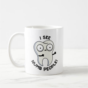Caneca De Café Eu Vejo Pessoas Numores Arrepiantes