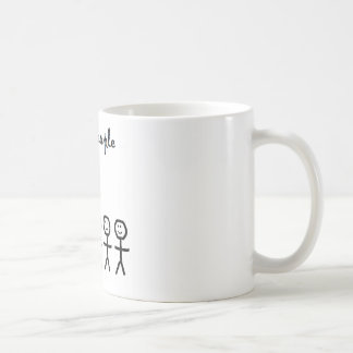 Caneca De Café Eu ver pessoas curtas