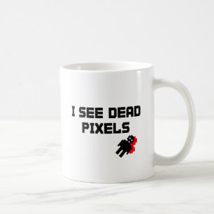 Caneca De Café Eu ver pixéis inoperantes