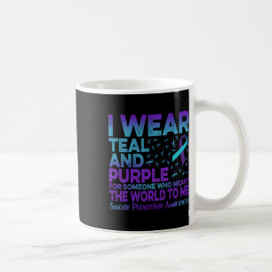 Caneca De Café Eu Visto A Prevenção Do Suicídio De Fita Roxa E Te