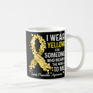 Caneca De Café Eu Visto Amarelo Para Alguém Que Perca A Prevenção