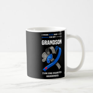 Caneca De Café Eu Visto Azul E Cinza Para Meu Avô Tipo Um Diab